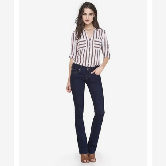 Express Denim - Express Barely Boot 10R